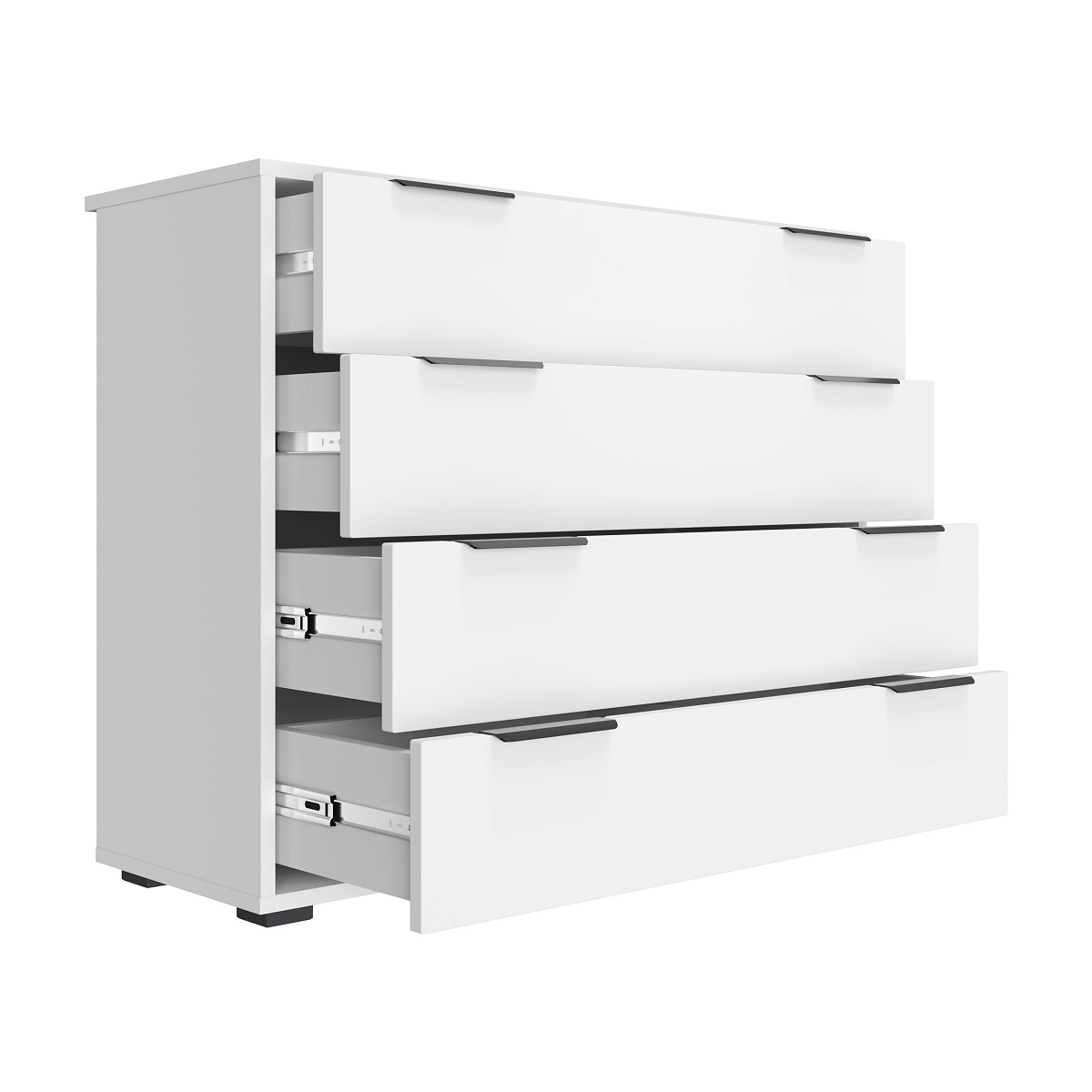 Комод Оптима ОП-04 белый структурный/меренга