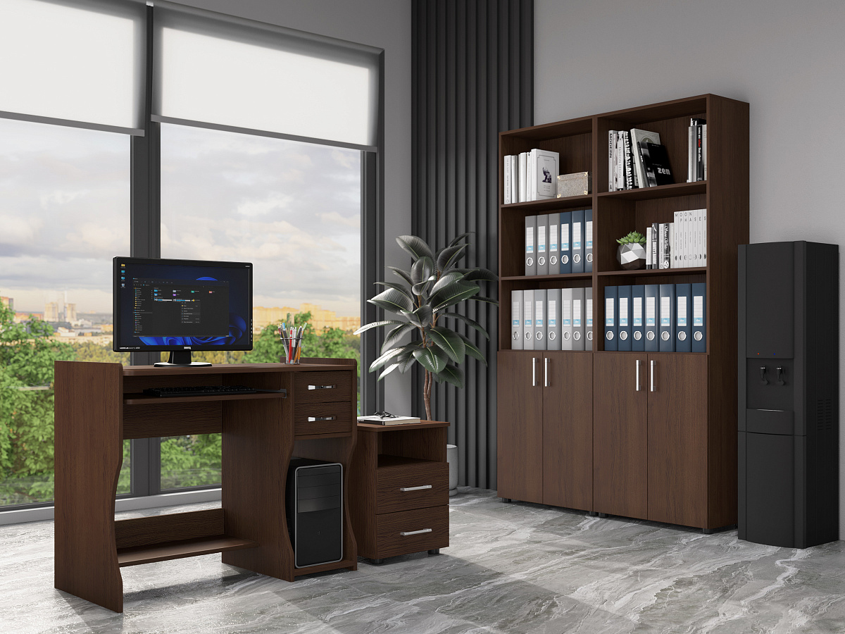 Шкаф-пенал открытый ОФ-301К венге