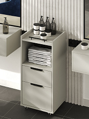 Тумба комбинированная К-33 глиняный серый/риолит