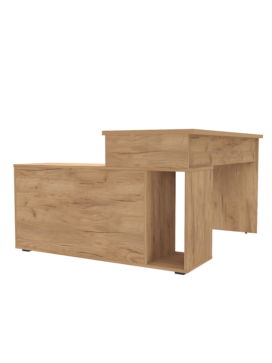 Стол угловой Оптима ОП-22 дуб крафт золотой/графит