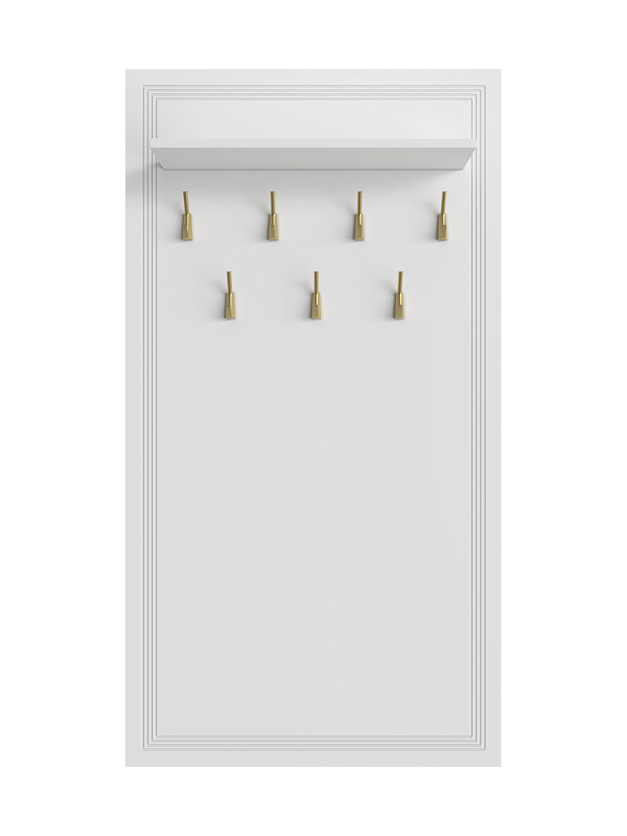 Вешалка Оливия ОЛ-15 (700х1300) белый бриллиант/бланж