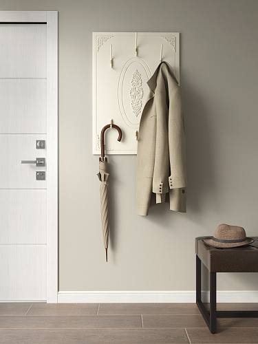 Вешалка Ассоль плюс АС-71 ваниль