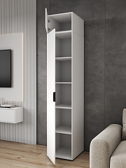 Антресоль Оптима ОП-10 белый структурный/меренга