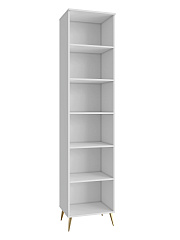 Шкаф-пенал Оливия ОЛ-11 правый белый бриллиант/бланж