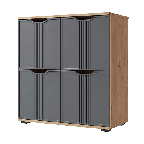 Тумба Эмилия ЭЛ-45 дуб крафт золотой/графит