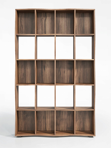 Стеллаж Контемпо КТ-01 дуб барокко янтарный