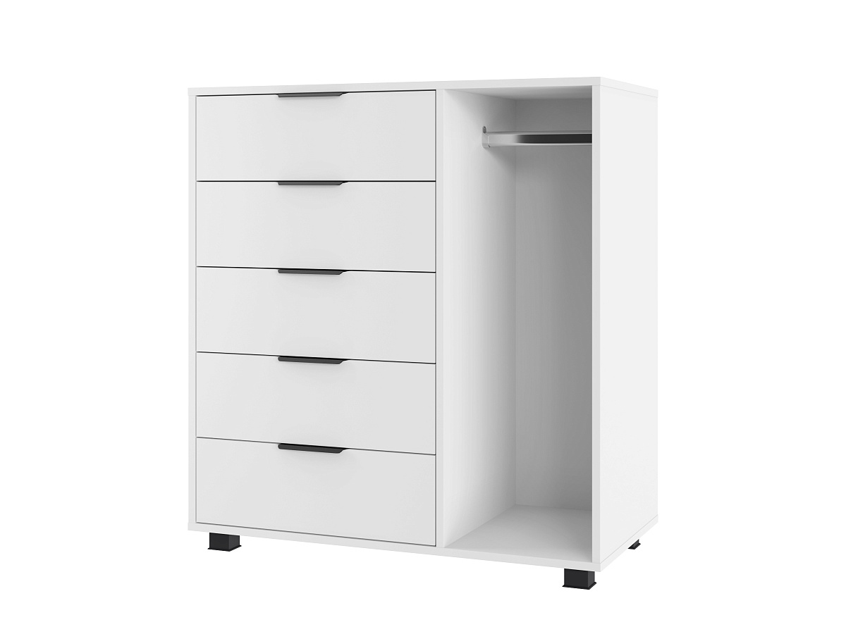 Шкаф комбинированный К-20 белый структурный/меренга