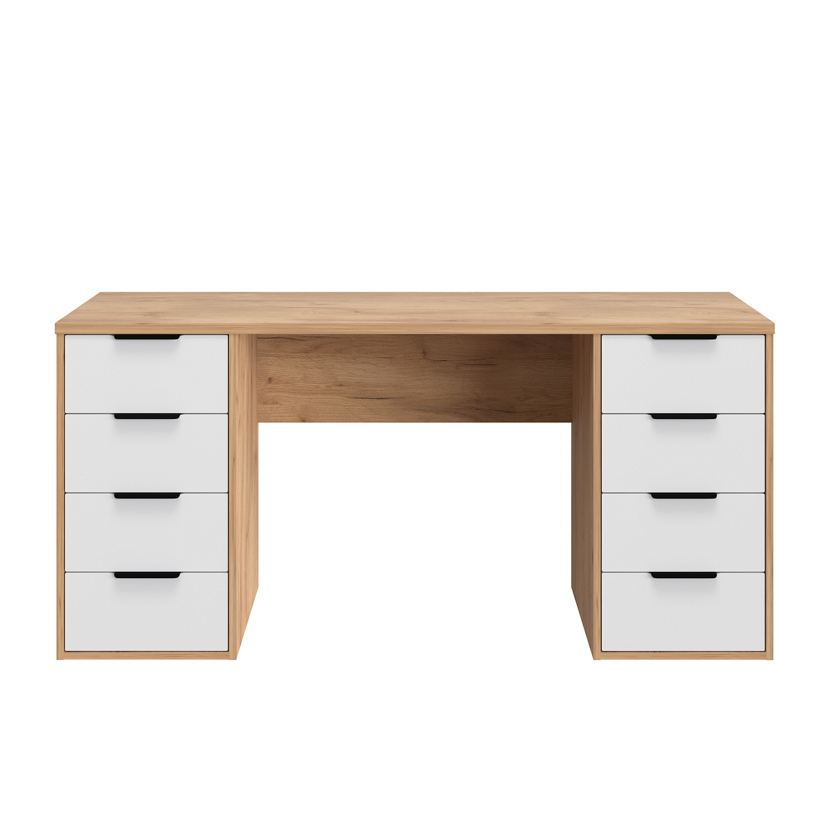 Стол С-403 дуб крафт золотой/меренга (1600х550)