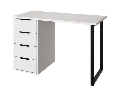 Стол С-400 белый структурный/меренга