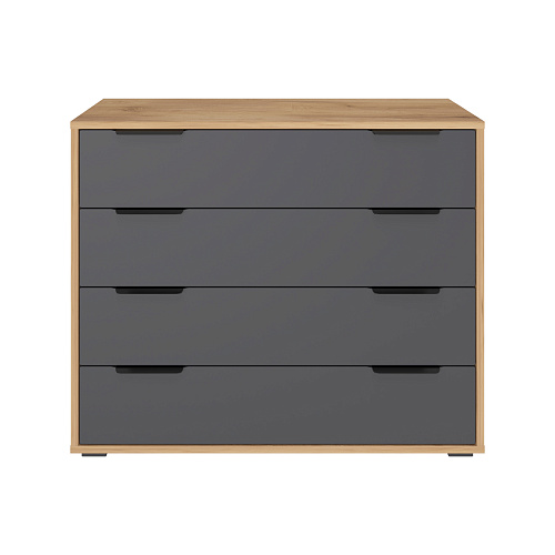 Комод Оптима ОП-04 дуб крафт золотой/графит