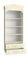 Шкаф-пенал открытый Ассоль плюс АС-3 ваниль