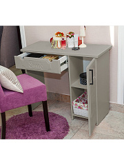 Стол туалетный ДримСтар ДС-2 глиняный серый/риолит