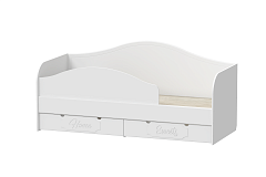 Кровать ДримСтар ДС-51 (800х2000) белое дерево