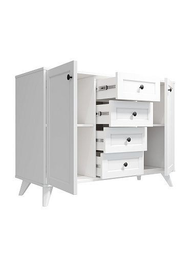 Комод Вильям ВМ-13 белый бриллиант/бланж