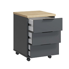 Тумба Скайлайт СЛ-12К блэквуд ячменный/графит