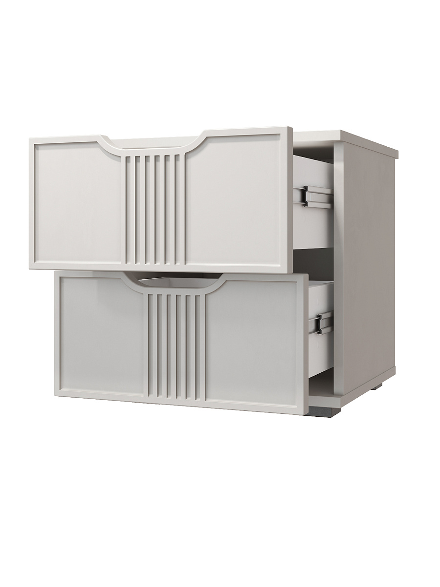 Тумба прикроватная Эмилия ЭЛ-25 кашемир/шарли керамика