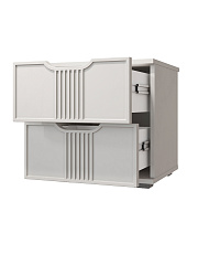 Тумба прикроватная Эмилия ЭЛ-25 кашемир/шарли керамика