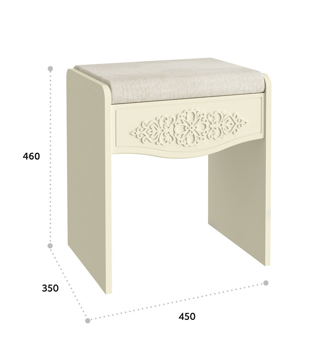 Банкетка Ассоль плюс АС-21 ваниль