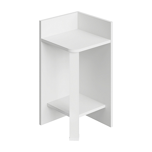 Этажерка Э-01 белый структурный/белый