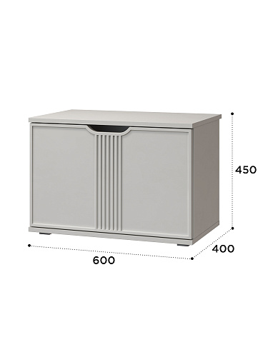 Тумба Эмилия ЭЛ-4 кашемир/шарли керамика