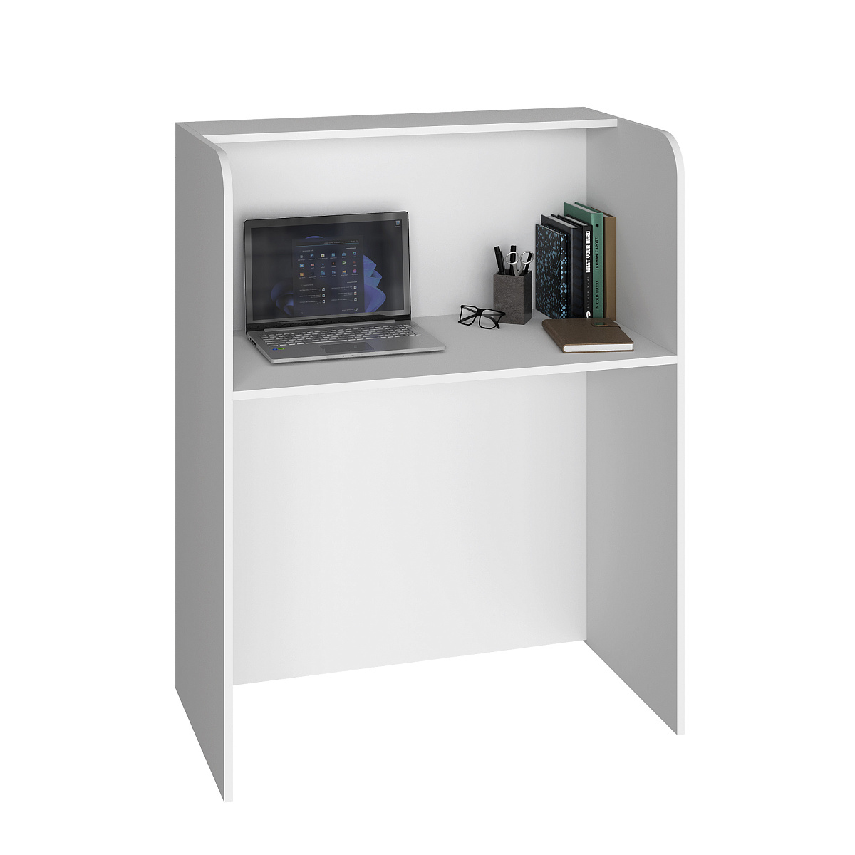 Тумба/ресепшн Р-01 белый структурный