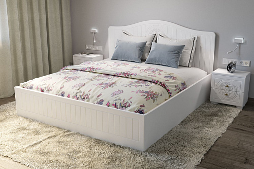 Тумба прикроватная «Монблан» МБ-38К белое дерево