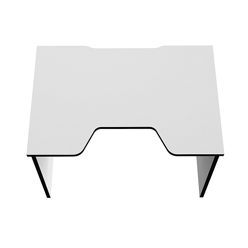 Геймерский стол С-241 белый/черный (1100х750)