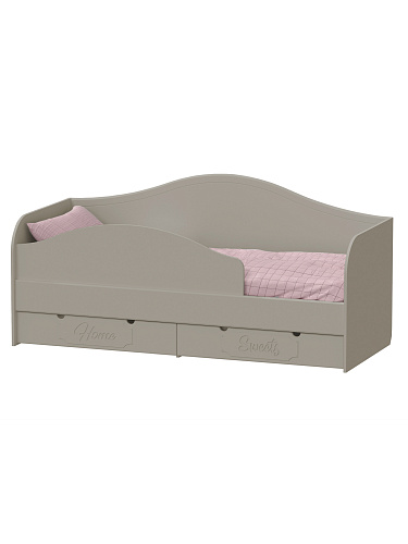 Кровать ДримСтар ДС-51 (800х2000) глиняный серый/риолит