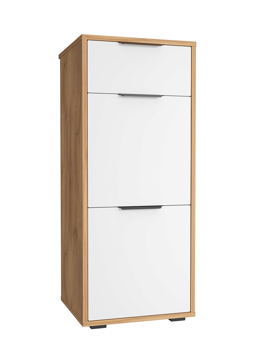 Тумба Оптима ОП-08 дуб крафт золотой/меренга