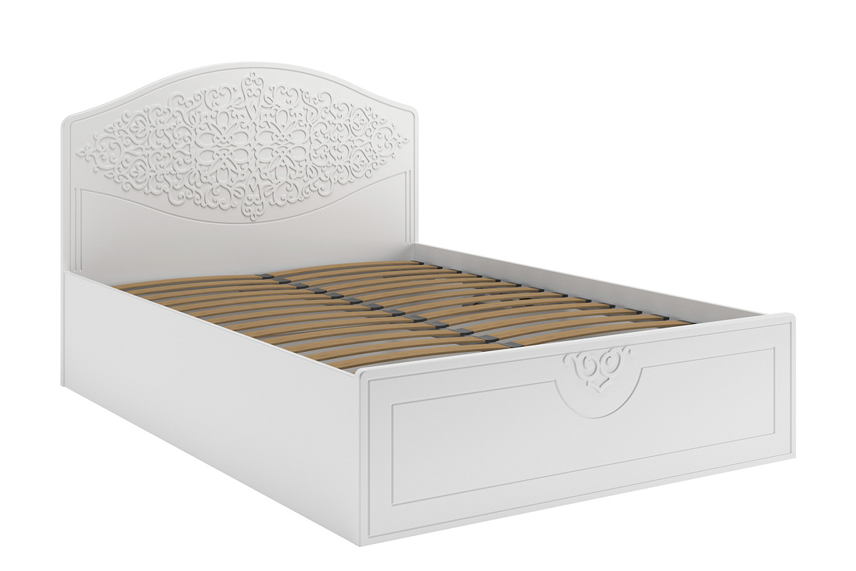 Кровать Ассоль АС-60 (2000х1400) белое дерево