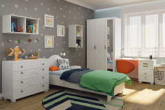 Комод «Монблан» МБ-37К белое дерево