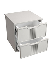 Тумба прикроватная Эмилия ЭЛ-25 кашемир/шарли керамика