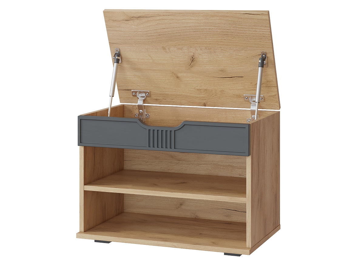 Тумба Эмилия ЭЛ-44 дуб крафт золотой/графит