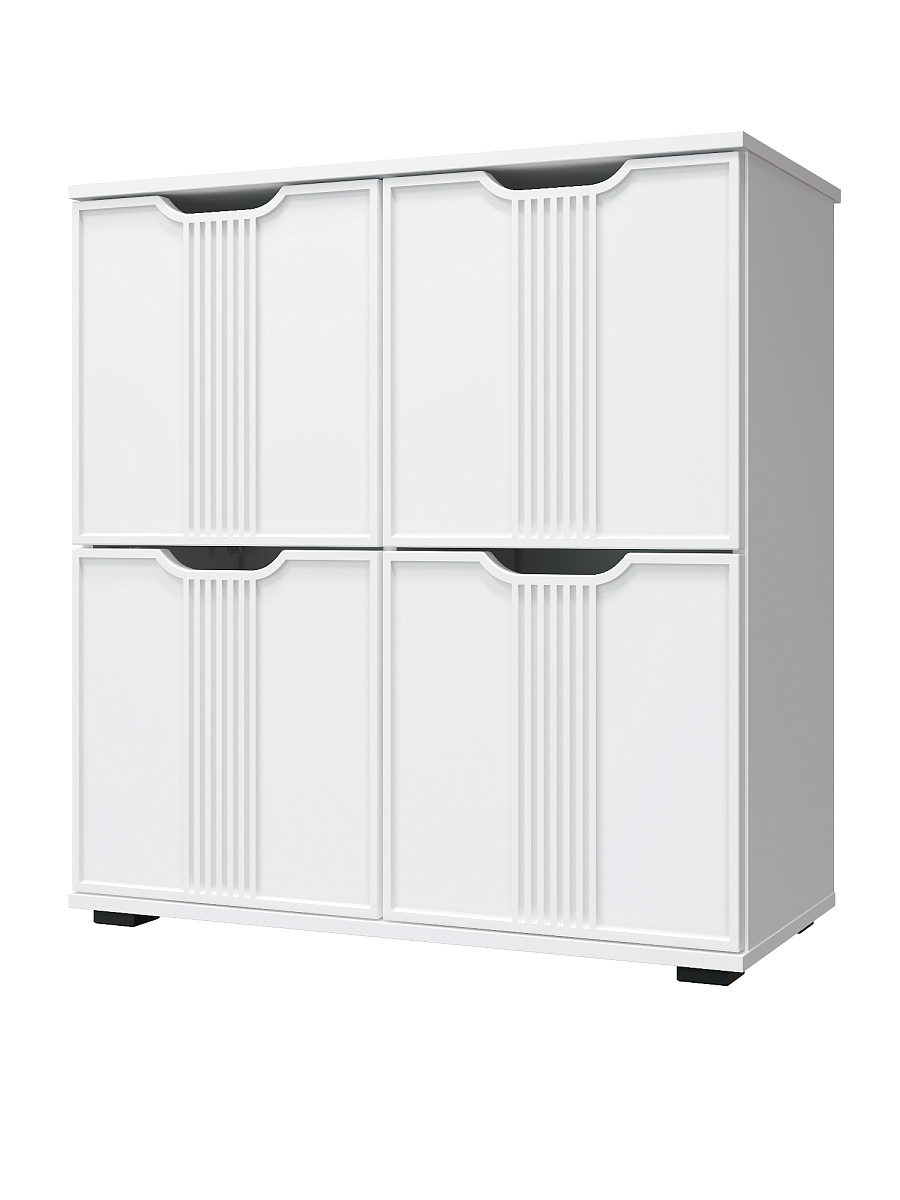 Тумба Эмилия ЭЛ-45 белый структурный/меренга