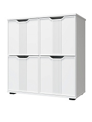 Тумба Эмилия ЭЛ-45 белый структурный/меренга