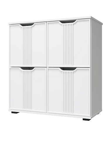 Тумба Эмилия ЭЛ-45 белый структурный/меренга