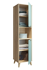 Пенал Велламо ВО-03 блэквуд ячменный/бирюза