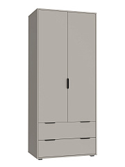 Шкаф платяной Оптима ОП-25 глиняный серый/риолит