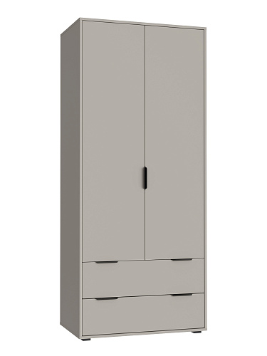 Шкаф платяной Оптима ОП-25 глиняный серый/риолит