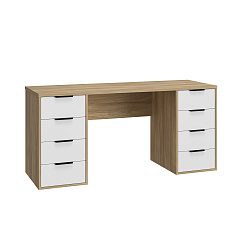 Стол С-403 блэквуд ячменный/меренга (1600х550)