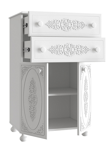 Комод Ассоль АС-63 белое дерево