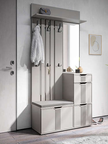 Полка Эмилия ЭЛ-10 кашемир/шарли керамика