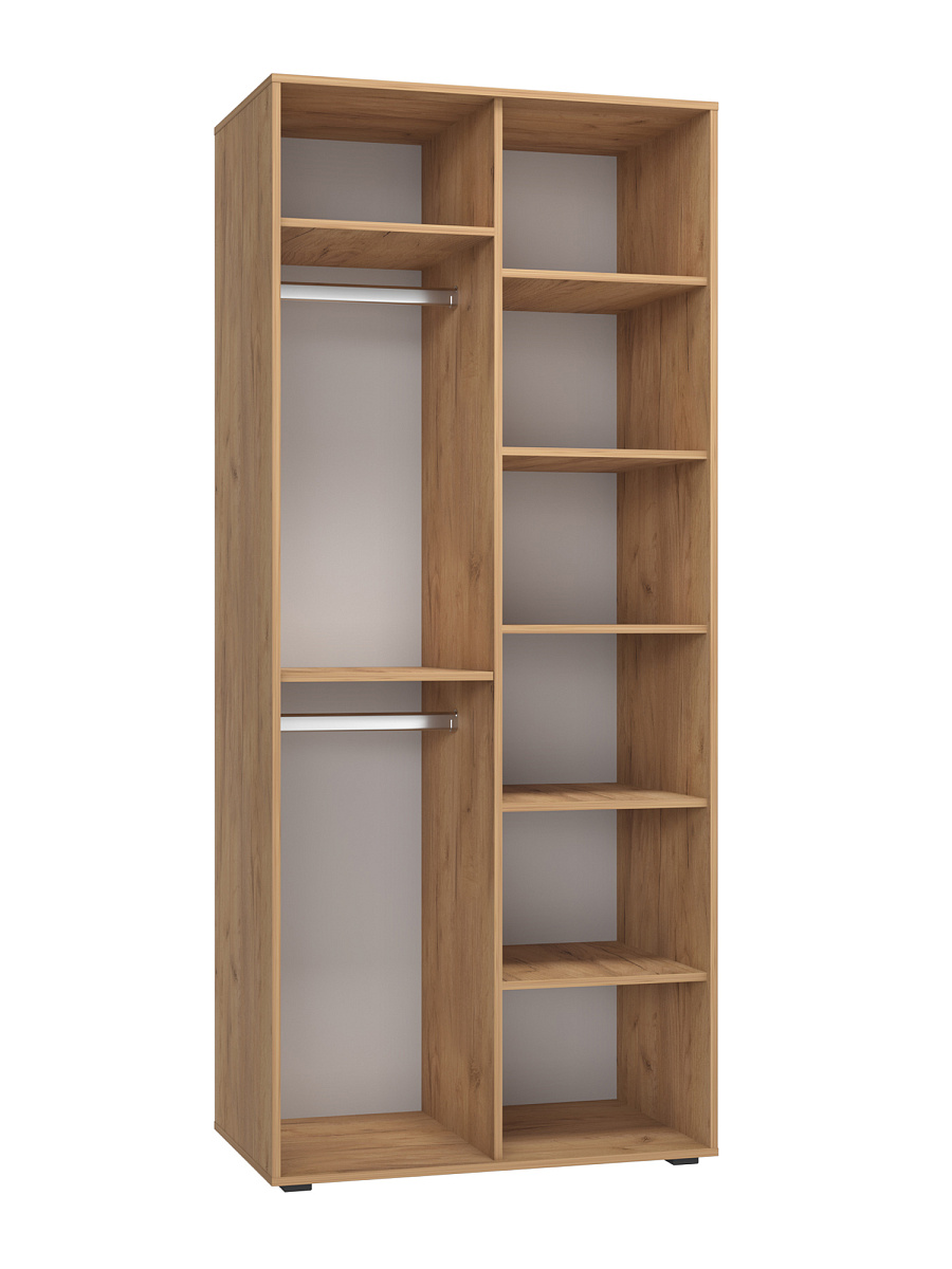 Шкаф для одежды Оптима ОП-01 дуб крафт золотой/меренга