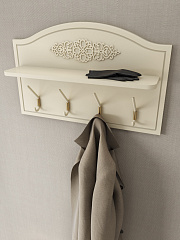 Вешалка Ассоль плюс АС-72 ваниль