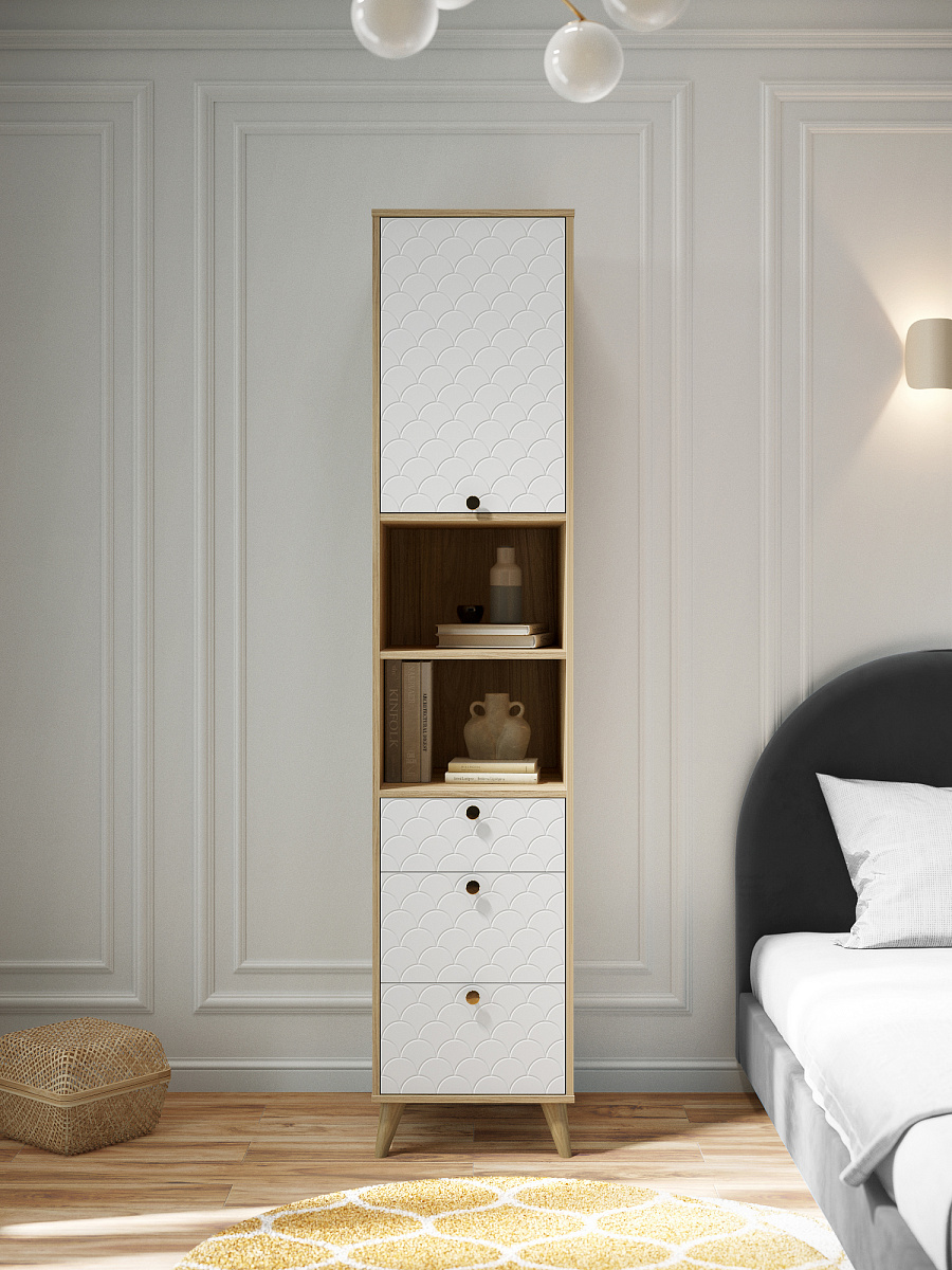 Пенал Велламо ВО-14 блэквуд ячменный/бланж