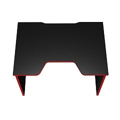 Геймерский стол С-241 черный/красный (1100х750)