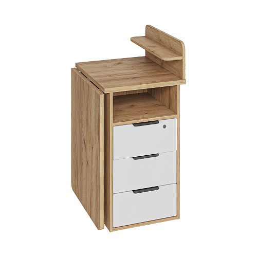 Стол С-405 дуб крафт золотой/меренга