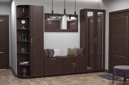 Тумба «Монблан» МБ-30К венге/орех шоколадный