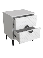 Тумба прикроватная Астрид АР-04 белый бриллиант/бланж