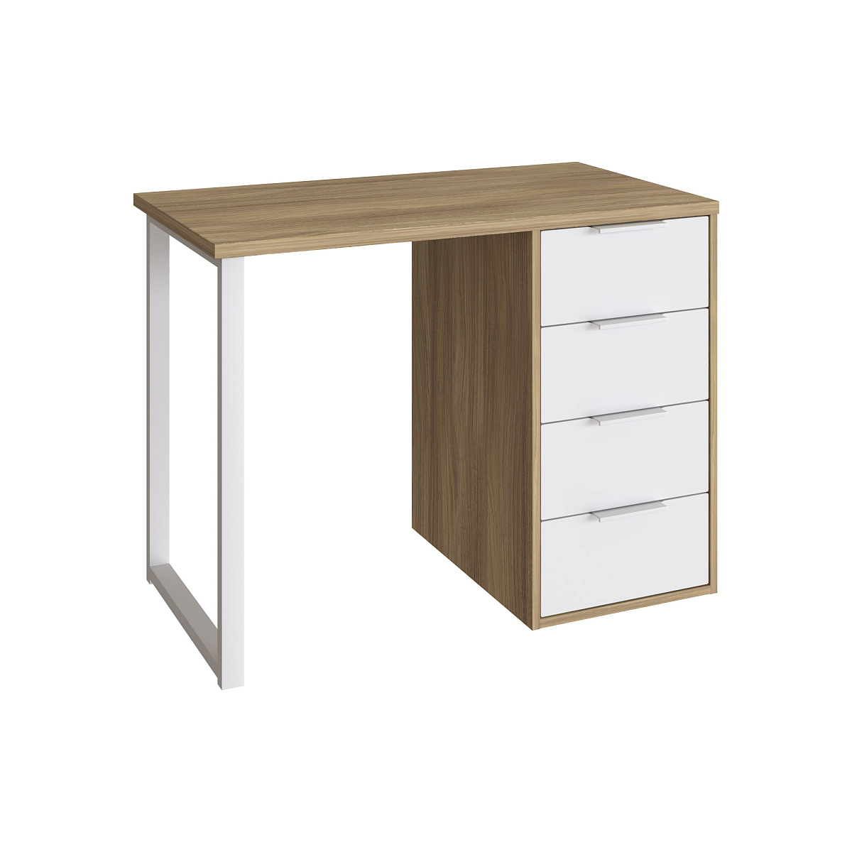 Стол С-414 блэквуд ячменный/меренга (1000х550)